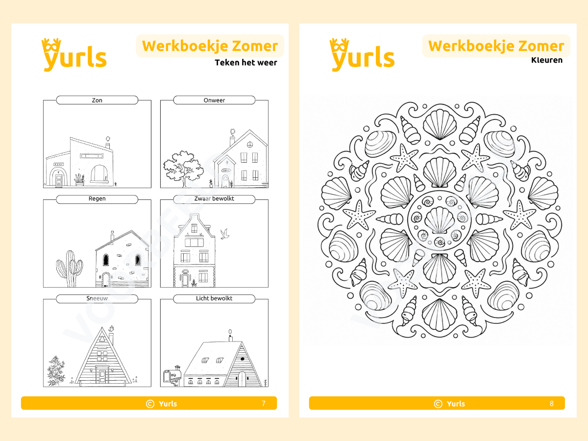 Werkboekje Zomer – werkbladen voor groep 5