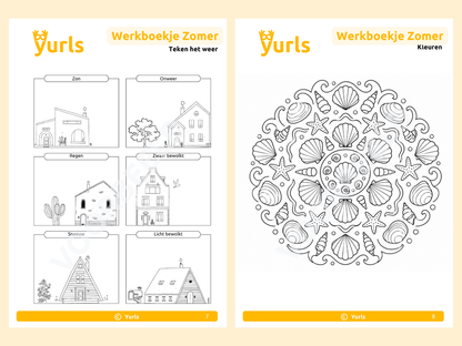 Werkboekje Zomer – werkbladen voor groep 5