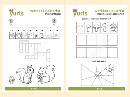 Werkboekje Herfst – werkbladen voor groep 3