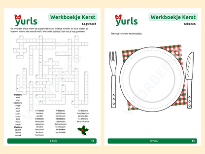 Werkboekje Kerst – werkbladen voor groep 5/6
