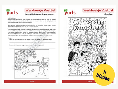 Werkboekje Voetbal Marokko editie – werkbladen voor groep 6/7/8