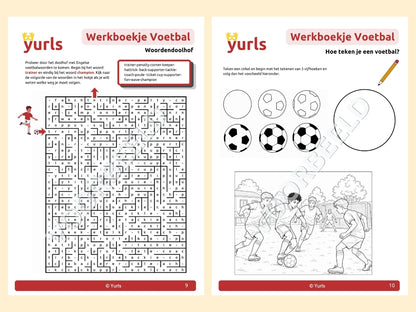 Werkboekje Voetbal België 5de en 6de leerjaar – werkbladen voor groep 7/8