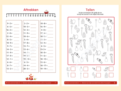 Rekenboekje Sinterklaas – werkbladen voor groep 3