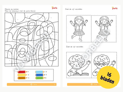 Werkboekje School – werkbladen voor groep 1/2