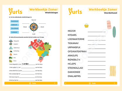 Werkboekje Zomer – werkbladen voor groep 6