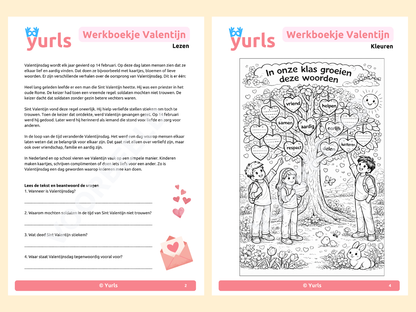 Werkboekje Valentijn – werkbladen voor groep 5/6