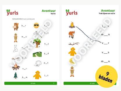 Werkboekje Avontuur – werkbladen voor groep 3