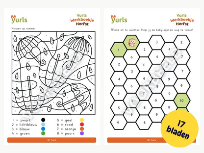 Werkboekje Herfst – werkbladen voor groep 1/2
