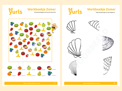 Werkboekje Zomer – werkbladen voor groep 3