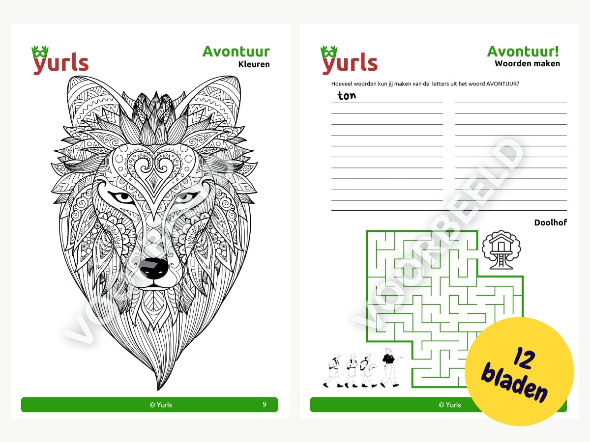 Werkboekje Avontuur – werkbladen voor groep 5/6