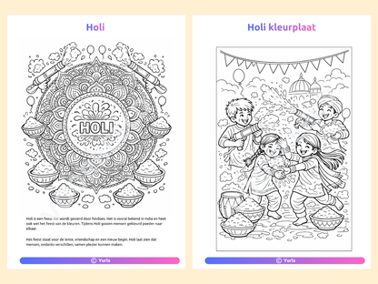Kleurplaten Holi – kleurplaten