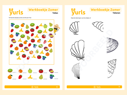 Werkboekje Zomer – werkbladen voor groep 3