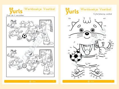 Werkboekje Voetbal – werkbladen voor groep 1/2