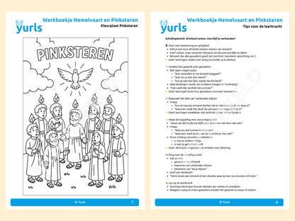 Werkboekje Hemelvaart en Pinksteren – werkbladen voor groep 6/7/8