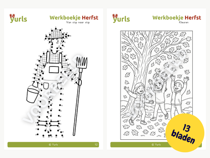 Werkboekje Herfst – werkbladen voor groep 3