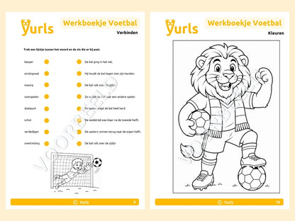 Werkboekje Voetbal – werkbladen voor groep 4