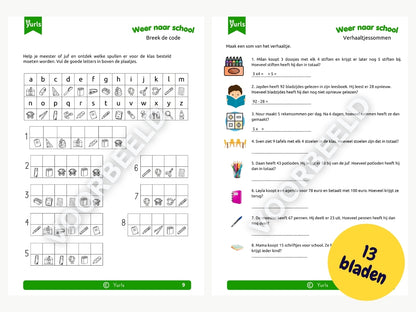Werkboekje Weer naar School – werkbladen voor groep 5
