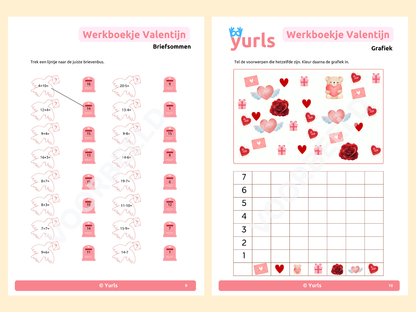 Werkboekje Valentijn – werkbladen voor groep 3