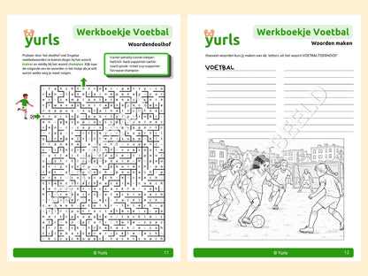Werkboekje Voetbal – werkbladen voor groep 7/8