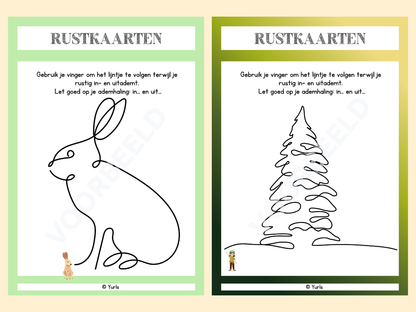 Rustkaarten – werkbladen voor groep 3 t/m 8