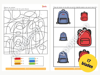 Werkboekje Weer naar School – werkbladen voor groep 1/2