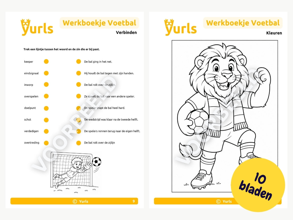 Werkboekje Voetbal – werkbladen voor groep 4