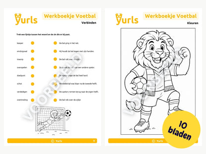Werkboekje Voetbal – werkbladen voor groep 4