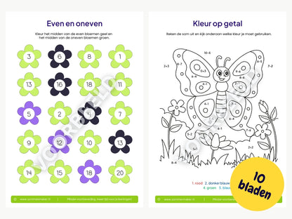 Rekenboekje – werkbladen voor groep 3