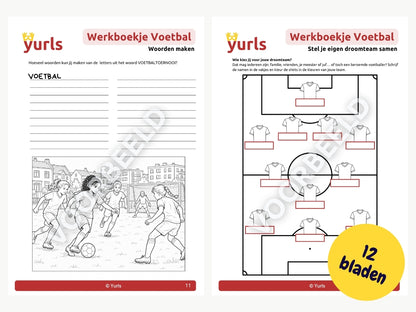 Werkboekje Voetbal België 5de en 6de leerjaar – werkbladen voor groep 7/8