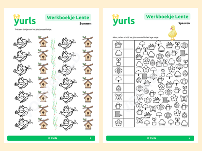 Werkboekje Lente – werkbladen voor groep 3