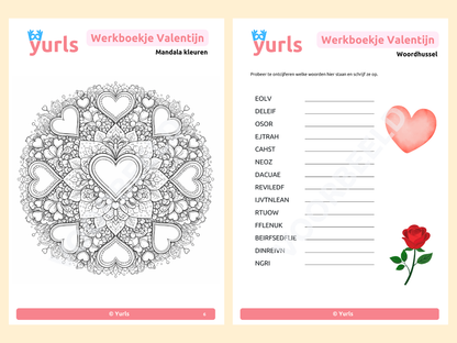 Werkboekje Valentijn – werkbladen voor groep 5/6