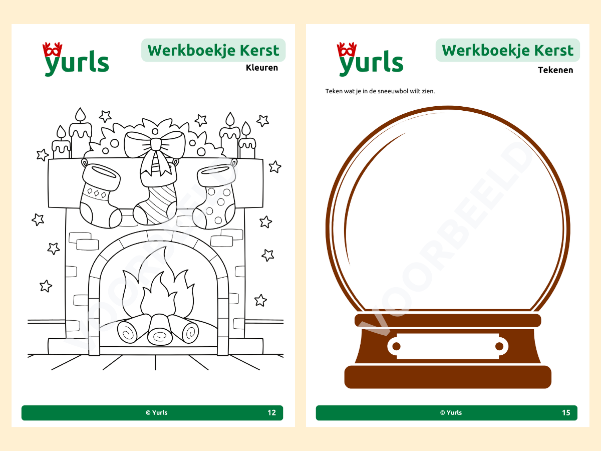 Werkboekje Kerst – werkbladen voor groep 5/6