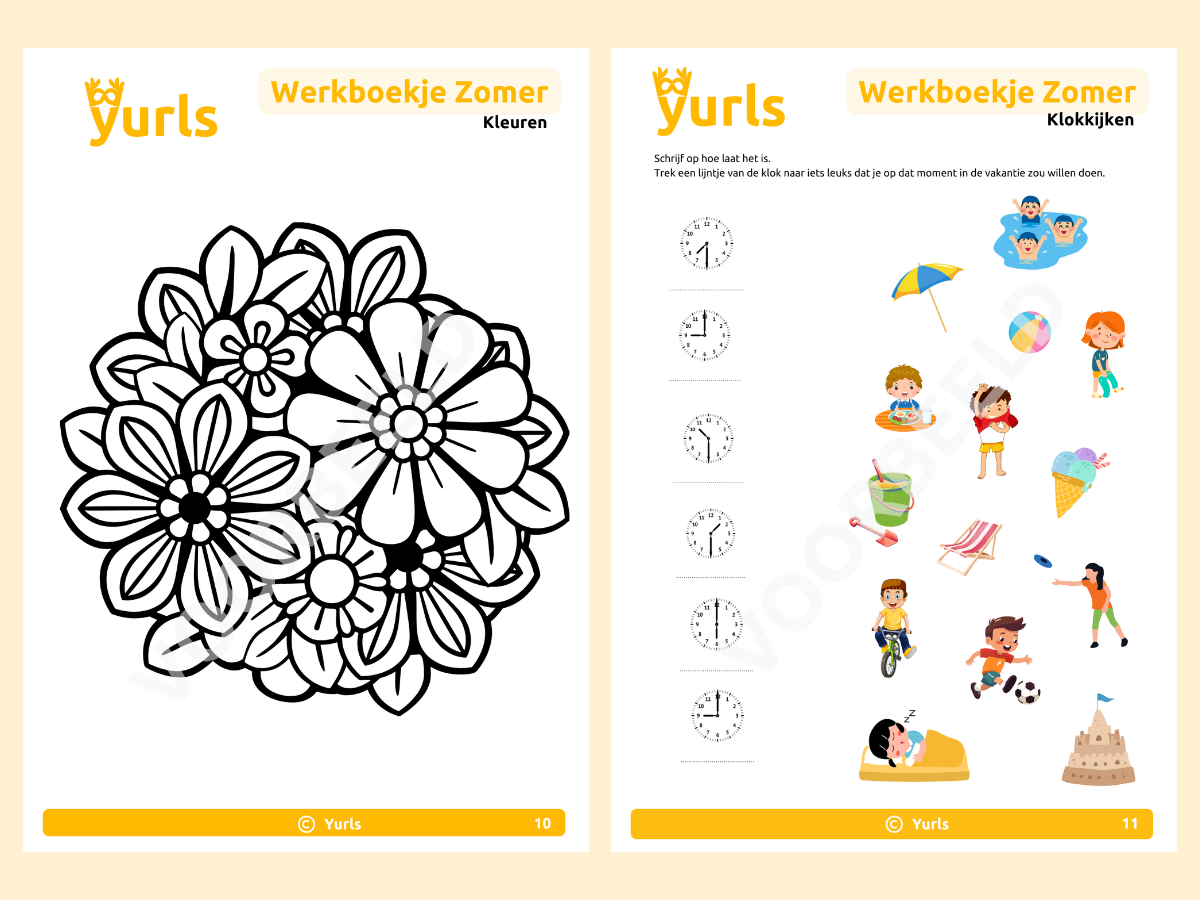 Werkboekje Zomer – werkbladen voor groep 3