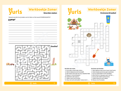 Werkboekje Zomer – werkbladen voor groep 5