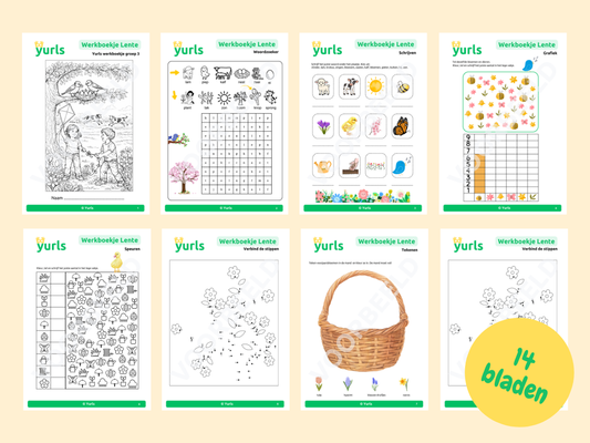 Werkboekje Lente – werkbladen voor groep 3
