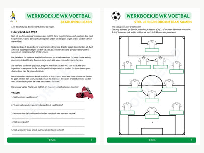 Werkboekje WK Voetbal – werkbladen voor groep 5/6